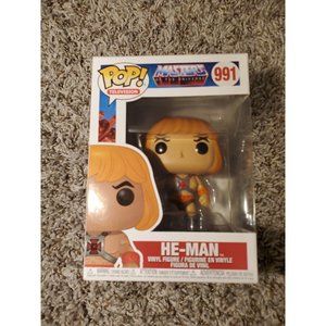 Funko Pop! Television Masters of the Universe MOTU He-Man #991 With Protector